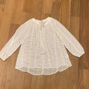 Bar lll blouse size L cream